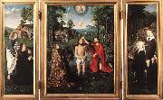 DAVID, Gerard Triptych of Jan Des Trompes  sdf oil painting